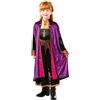Disney Rubie's- Abito Frozen2 Rubie's Costume Anna Travel Frozen 2 Deluxe Bambini, Multicolore, XL, 300507-9-10 Anni