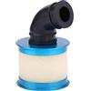 Drfeify Carburatore con Filtro dell'Aria in Metallo, Adatto per HSP 94122/188 Telecomando Accessorio Veicolo Modello 1/10(Blu) Modelli di trasformatori