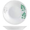 H&H Bormioli rocco set 6 piatti opale botanica verde fondo cm23