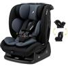 OSANN - Seggiolino auto Neonati/bambini Huddle 2 i-Size - 40-150 cm - Da 0 a 12 anni - Gruppo 1/2/3 nero, altezza 15 posizioni, imbracatura a 5 punti, cintura a 3 punti, schienale/senso di marcia)