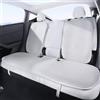 Ywooon Coprisedile posteriore per auto per Tesla Model Y 2020-2024 Traspirante morbido e antiscivolo - Cuscino per sedile confortevole per la guida Accessori interni Bianco Ghiaccio, 3 PZ