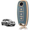 TOOMUME Cover Chiave TPU, Custodia Chiave Adatto per Nissan Qashqai J12 Juke F16 Xtrail T33 Airya B6 B8 B9 Micra Altima Teana Murano Kicks, Copri Chiavi Guscio Chiave Auto Telecomando - Bagagliaio