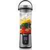 Ninja Blast BC151UKBK - Frullatore portatile, 530 ml, coperchio a tenuta stagna e beccuccio, potente mini frullatore senza fili, ricaricabile, frullati portatili, frullati proteici, miscela ghiaccio e