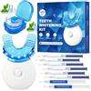MrDoggy Kit Sbiancante Denti Professionale Sbiancanti Denti - Sbiancante Denti Immediato Sbiancante Denti Led 6 Gel Sbiancamento Denti 2 Gel Desensibilizzanti Rimuove Macchie Profonde Sicuro per Denti