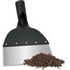 OFFCUP Pala per la Pulizia del Giardino, Pala da Giardino Multifunzionale, Palas Di Pulizia Multifunzionale, Piatta in Acciaio, Pulizia All'Aperto, per Diserbo, Adatta per Diserbo, Giardino (21cm)