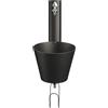 BEL FER Fontana da Giardino a Parete con Due rubinetti e Secchio Rimovibile, Completa di Porta Gomma, Modello 42/ PRS (Antracite)