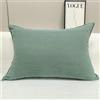 Generic Federa per cuscino in peluche, federa per cuscino per casa, grande cuscino per divano con cerniera invisibile, fodera morbida elastica in vita (dimensioni: 50 x 80 cm, colore: azzurro)