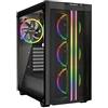 Memory PC Gaming Upgrade PC Ryzen 7 5700X 8x 4.60 GHz Turbo, 16GB RAM, RTX 4060 Ti 16GB con custodia per videogiocatori RGB con finestra in vetro