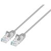 Intellinet 742221 Cavo Patch di Rete Cat6 UTP Slim 0,5 m Grigio Grigio