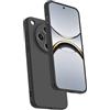 Bihizei Cover Compatibile con OPPO find X8, Custodia in Morbida Silicone TPU, Sottile e Antiurto con Rivestimento in Microfibra AntiGraffio, Nero