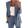 Generic Tuta Ginnastica Cotone Donna Completo Donna Due Pezzi Tute Eleganti per Cerimonia 2024 Tute da Casa per Signora Tuta Lunga Effetto Pelle Tute Donna Eleganti Tuta Nera da Cerimonia Eleganti Completi