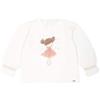 Mayoral Maglietta m/l Vestir per Bimba Beige/rubo 12 Mesi (80cm)