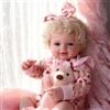 BABESIDE Bambole Reborn Femmina - Bambola Neonata Realistica da 17 Pollic con Corpo Morbido in Tessuto, Vestiti e Accessori per Bambini dai 3 Anni