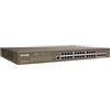 Tenda switch l3 managed poe switch 24 porte 10/100/1000 base-t ethernet - 4 porte 1000 base-x sfp -1