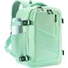 Gluckstar Zaino Viaggio per Ryanair Compatibile con 40x20x25 Bagaglio a Mano Regole, Zaino Cabina Aereo Donna Uomo Zaini Borsa Leggero per Viaggi Lavoro Weekend (Verde)