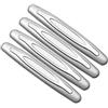 JUVEL Auto Porta Protezione Paraurti - 4Pcs Striscia Decorativa SUV Protezioni Per Portiere Auto Protezione del Bordo Della Porta di Alta Qualità Protezione Dell'impatto per le Automobili (Grigio argento)
