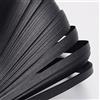 Craftdady - 1200 strisce di carta per quilling, 530x5mm, colore nero, per fai da te, artigianato fatto a mano, carta per la decorazione delle pareti