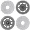 Heykewi Panni mocio con supporto di ricambio per Dreame Matrix10 Ultra/Matrix10 Pro/X50 Ultra Complete/X50 Master/L50 Pro Ultra/L40s Pro Ultra/L50s Pro Ultra/Mova V50 Ultra Complete/P50s Ultra Aspirapolvere