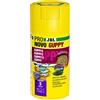 JBL PRONOVO GUPPY GRANO, mangime base per guppy e altri pesci ovovivipare da 3-10 cm, pellet per pesci, dosatore a clic, taglia S, 100 ml