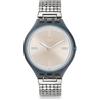 Swatch Orologio Digitale Quarzo Unisex con Cinturino in Acciaio Inox SVOM101GA