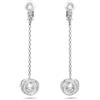 Swarovski ORECCHINI SPIRALI RODIO DONNA SWAROVSKI GENERATION