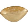 BigBuy Home Ciotola dorata in vetro 28 x 14 cm
