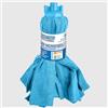La Briantina Mop in Microfibra Blu a Frangia Tagliata 260 g - Alta Assorbenza, Uso Generale, Professionale e Domestico