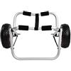 Yosoo Health Gear Carrello per kayak, Ruote per kayak, Carrello da trasporto per kayak, in lega di alluminio, per kayak, canoa, carrello per trasporto