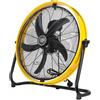 CFG Ventilatore da terra o a parete CFG Yellow Circle 60 nero e giallo