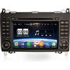 Erisin 7 Pollici 8-Core Android 12 Autoradio Navigatore GPS per Mercedes Benz Classe A/B W169 W245 Sprinter Viano Vito Incorporata CarPlay Android Auto BT DSP DAB+ WiFi 4GB RAM+64GB ROM