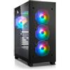 Memory PC Gaming PC Ryzen 7 5700X 8X 4.6GHz 32GB DDR4 RAM ad alta velocità, 1TB M.2 SSD, RTX 5060 8GB, Win 11 Pro - GamerPC per 1080P