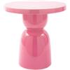Pols Potten - Tavolino d'appoggio Pawn - Rosa - Ceramica smaltata