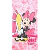 CARTOON Telo mare Minnie Disney in microfibra di poliestere asciugamano per bambini 240 gsm dimensione 70 x 140 cm spiaggia piscina