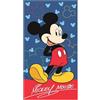 Aymax Asciugamano da spiaggia per bambini, 70 x 140 cm, in microfibra per ragazzi e ragazze (Mickey)