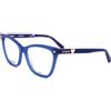 Moschino Montatura Love Moschino MOL593 PJP BLUE 54/16/ WOMAN