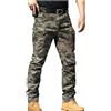 Generic Flexcamo - Pantaloni tattici impermeabili, da uomo, mimetici, larghi, per attività all'aperto, escursionismo, lavoro, Mimetico01, S