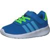 adidas Lite Racer 3.0 El I, Sneaker Unisex - Bimbi 0-24, Blue Rush Sky Rush Solar Green, 21 EU