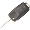 onetop1 3 Pulsanti Flip Remote Car Key Shell Chiave A Guscio Auto Ricambio Chiavi Telecomando chiave Per VW Jetta Golf Passat Maggiolino Skoda Seat B5/B6 Polo