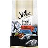 Sheba Fresh Cuisine Taste of Paris - Cibo umido per gatti con manzo e pesce bianco (certificato MSC)