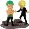 Banpresto BP29523P Action Figure Roronoa Zoro & Sanji '...Nothing...At All' One Piece, World Collectable Log Stories 8 cm, Multicolore, Figura da collezione, Ottimale per i Fan degli Anime