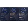 Nivea Lozione dopobarba da uomo, Deep Comfort, confezione da 3 (3 x 100 ml)