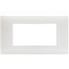 AVE Placca Young 4 moduli bianco - 44PJ04BT