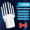 INSIS FEMME 1200Mbps ripetitore WiFi Router Wireless High 6 Antenna ripetitore amplificatore di rete Dual Band - 2.4G 300M White