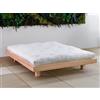 Vivere Zen Letto in legno massiccio artigianale - Ukyo Faggio (Struttura Colorata - Mis. 80x200)