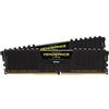 Corsair Vengeance CMK32GX4M2B3200C16 LPX Memorie per Desktop, 32 GB (2 X 16 GB), DDR4, 3200 MHz, C16 XMP 2.0, Nero