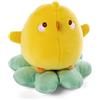 NICI- Peluche MOLANG Piu su Trifoglio 10cm, Colore Giallo, 48873