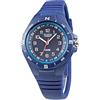 Pierre Bonnet Orologio Sportivo Ragazzo Ragazza R.5227 - 34mm, Cinturino in Gomma, Water Resistant 10 ATM, Movimento al Quarzo Miyota 2035 (Blue)