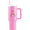 Pyramid International Care Bears - Bicchiere da 1200 ml, con cannuccia e coperchio, isolamento sottovuoto a doppia parete, mantiene le bevande fredde fino a 11 ore, bevande calde fino a 7 ore, senza