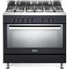 DE LONGHI DE_LONGHI PMA96ED CUCINA 90X60 4F+1TC A ANTRACITE F.E.9F GRIGLIE GHISA