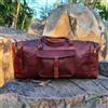 Fatto a mano Borsa da notte uomo 25" unisex in pelle leggera vintage borsone viaggio palestra